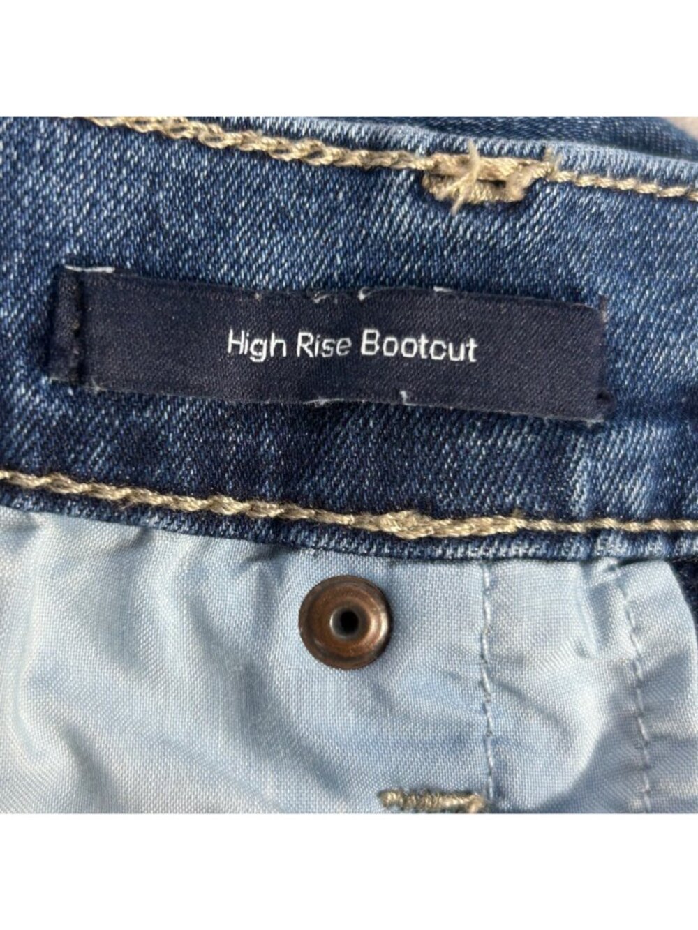 Calvin Klein Bootcut Jeans Women's Size 30 Denim High Rise Stretch Casual Zip - Picture 8 of 11